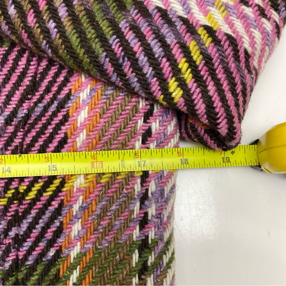 Cherokee Girls Kids Youth Multicolor Coat XL Wool Blend Buttons Pockets - Picture 15 of 16